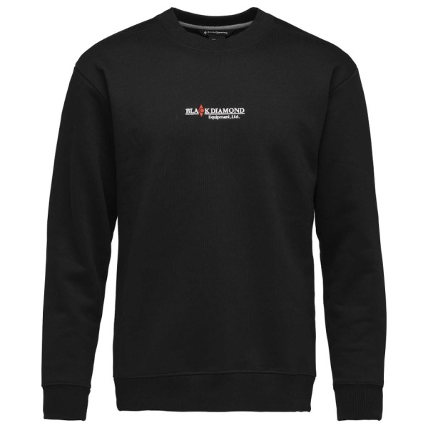 Sudadera de hombre Black Diamond M Heritage Wordmark Crewneck negro Black (0002)