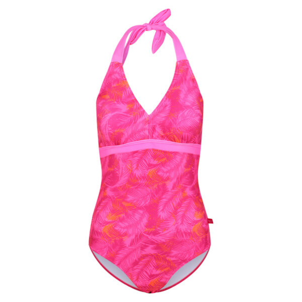 Bañador de mujer Regatta Flavia Costume rosa PinkFusPalm