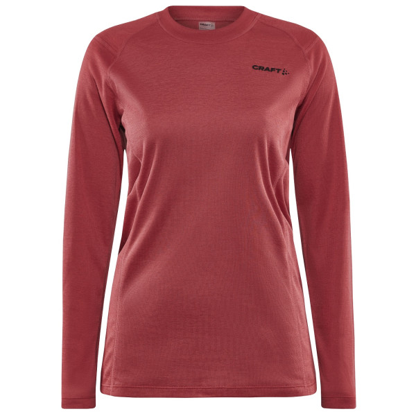 Camiseta funcional de mujer Craft Core Warm Baselayer Ls rojo Astro