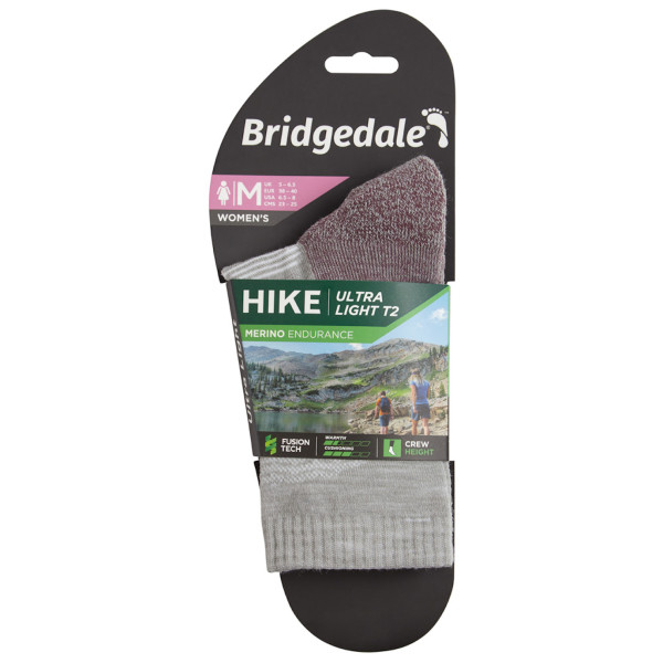 Calcetines de mujer Bridgedale Hike UL T2 MP Crew Women's