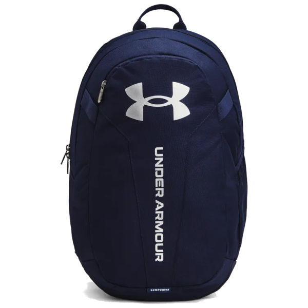 Mochila Under Armour Hustle Lite Backpack azul oscuro Midnight Navy / Midnight Navy / Metallic Silver