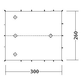 Lona tarp Robens Track Tarp