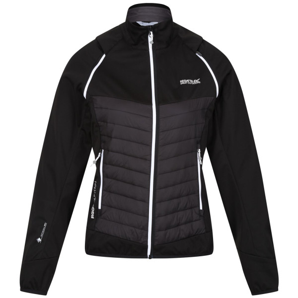 Chaqueta de mujer Regatta Wmn Steren Hybrid negro/gris Black