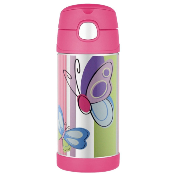 Termo para niños Thermos Funtainer Motýl rosa Butterfly