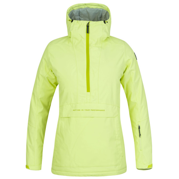 Chaqueta de esquí para mujer Hannah Megie amarilloverde sunny lime