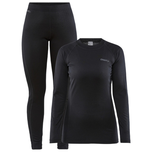 Juego de mujer Craft Core Warm Baselayer negro Black