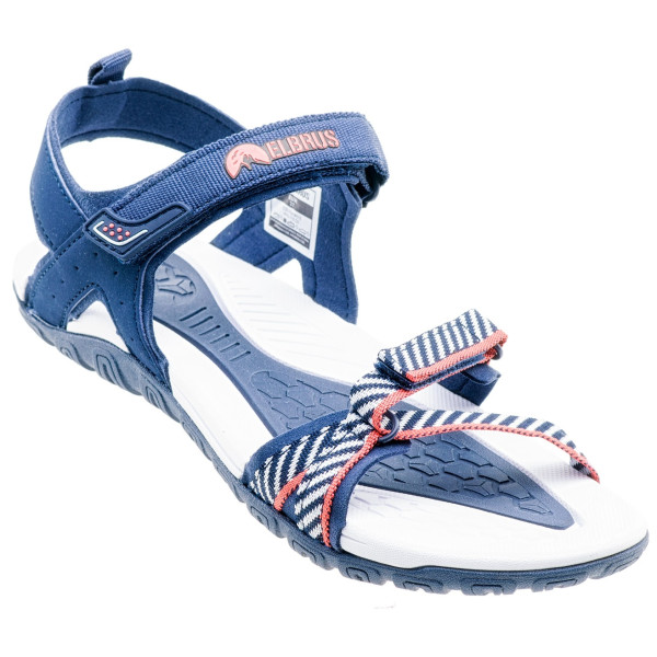 Sandalias de mujer Elbrus Colusa Wo's azul Navy/White/WatermelonRed