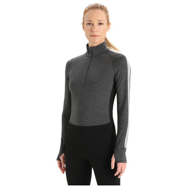 Sudadera funcional de mujer Icebreaker ZoneKnit™ 260 LS Half Zip