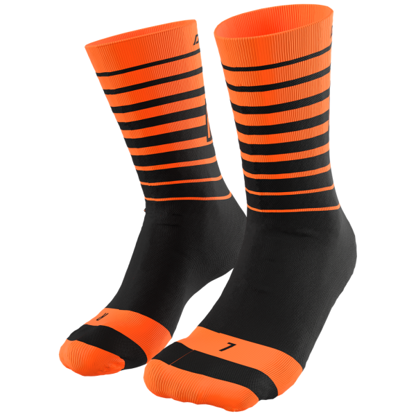 Calcetines de ciclismo Dynafit Live To Ride Socks naranja 4561 shocking orange