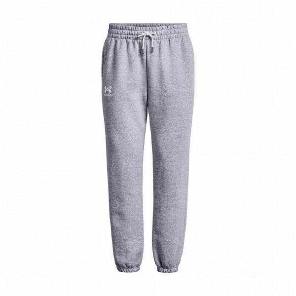 Pantalones de chándal para mujer Under Armour Essential Fleece Joggers gris claro ModGrayLightHeather/White