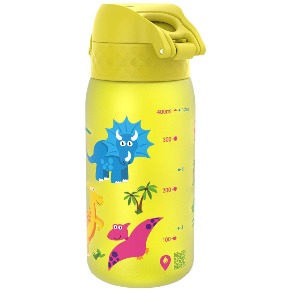 Botella para niños Ion8 Leak Proof Dinosaur 350 ml