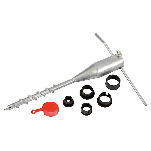 Ahoyador para sombrilla Bo-Camp Parasol Auger plata