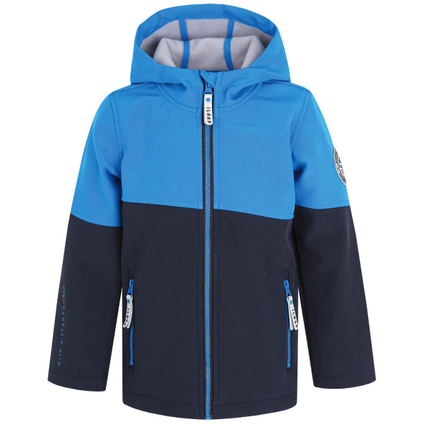 Chaqueta softshell para niños Loap London azul/gris El Bl Lemonade | Gray