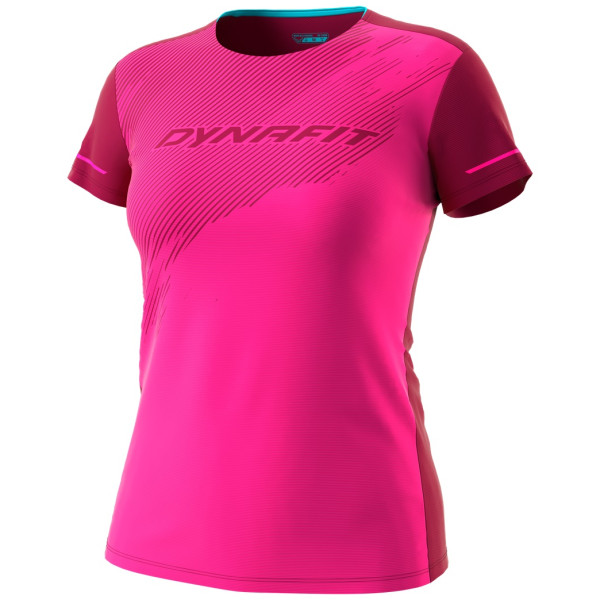 Camiseta funcional de mujer Dynafit Alpine 2 W S/S Tee rosa Pink Glo