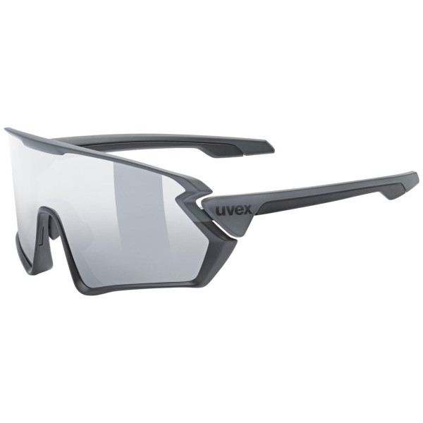 Gafas deportivas Uvex Sportstyle 231 gris Grey Black Mat / Mirror Silver