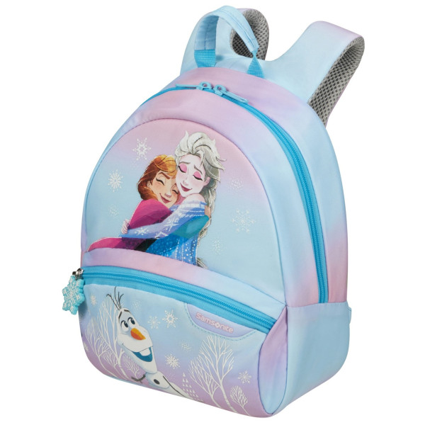 Mochila para niños Samsonite Disney Ultimate 2.0 Bp S Frozen azul/blanco Disney Frozen