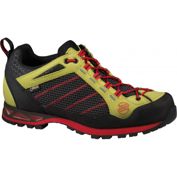 Calzado de mujer Hanwag Makra Low Lady GTX amarillo/negro /Kiwi