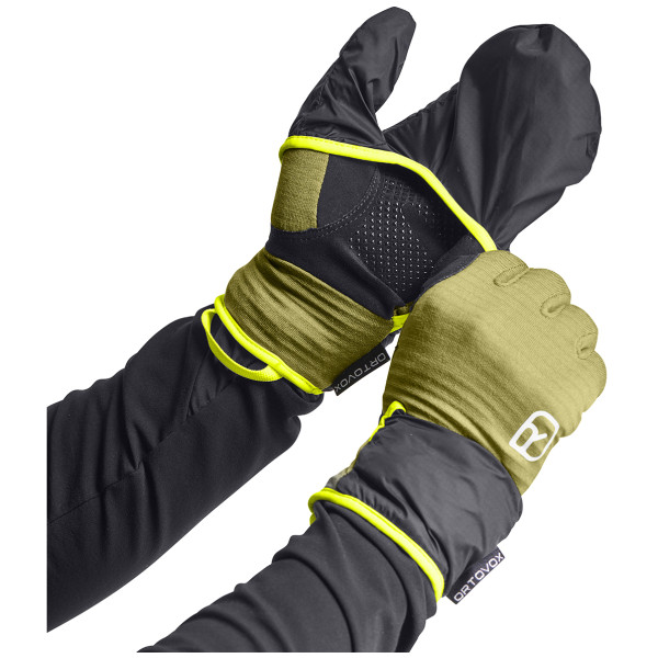 Guantes Ortovox Fleece Grid Cover Glove M