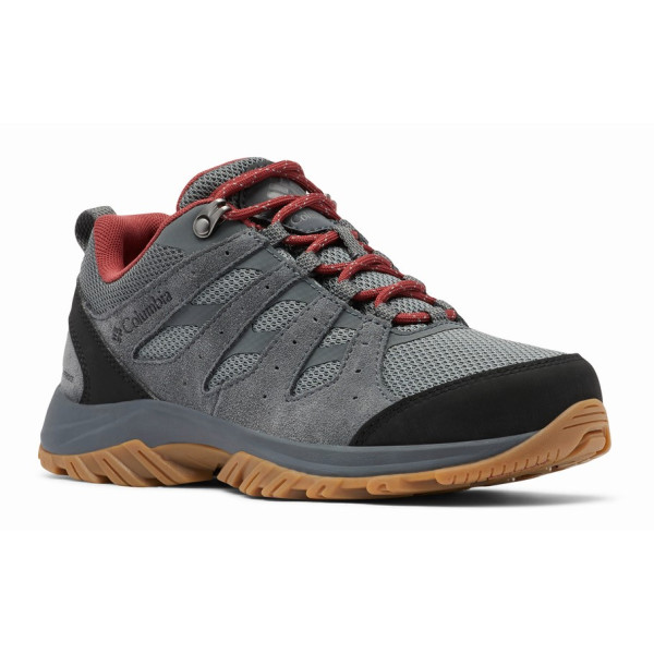 Calzado de mujer Columbia Redmond III Waterproof gris ThoseGreySteelMarsalaRed