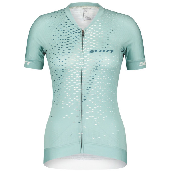 Maillot de ciclismo para mujer Scott W's RC Pro SS azul claro northern mint/northern blue