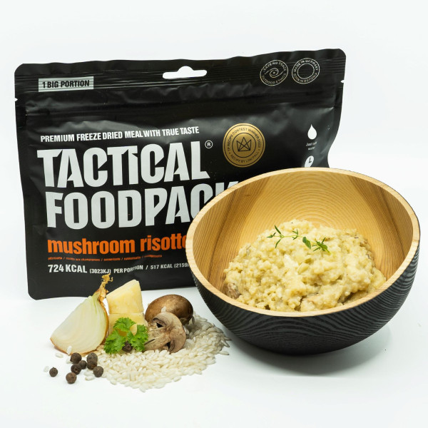 Plato principal Tactical Foodpack Mushroom Risotto 100g