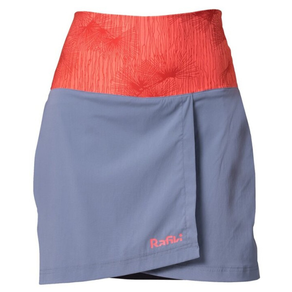 Falda de mujer Rafiki Mandrea gris/naranja folkstone gray