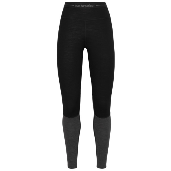 Mallas de mujer Icebreaker ZoneKnit™ 200 Leggings negro black/jet heather/cb