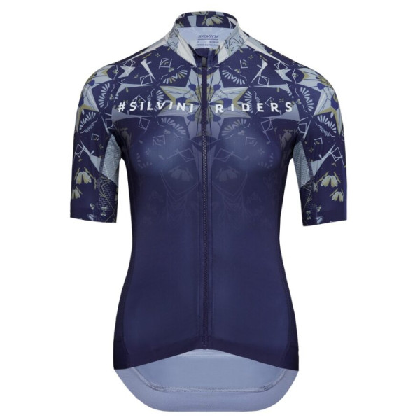 Maillot de ciclismo para mujer Silvini Mottolina azul oscuro navy