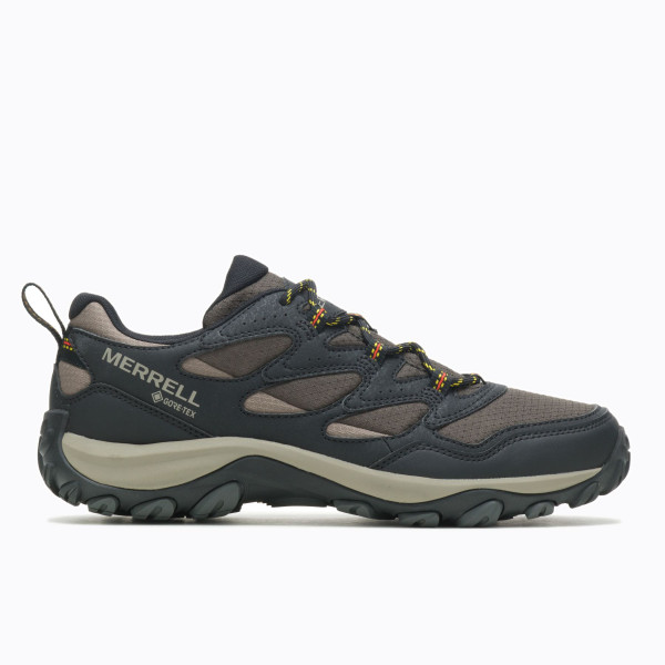 Calzado de senderismo para hombre Merrell West Rim Sport Gtx marrón/negro black/beluga