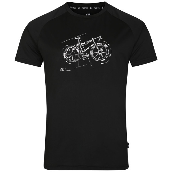 Camiseta de hombre Dare 2b Tech Tee negro Black