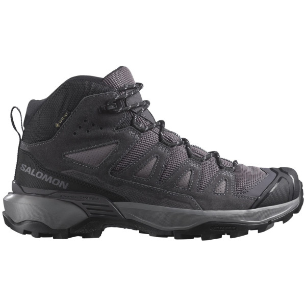 Calzado de mujer Salomon X Ultra 360 Leather Mid Gore-Tex gris Shark / Nine Iron / Cloud Gray