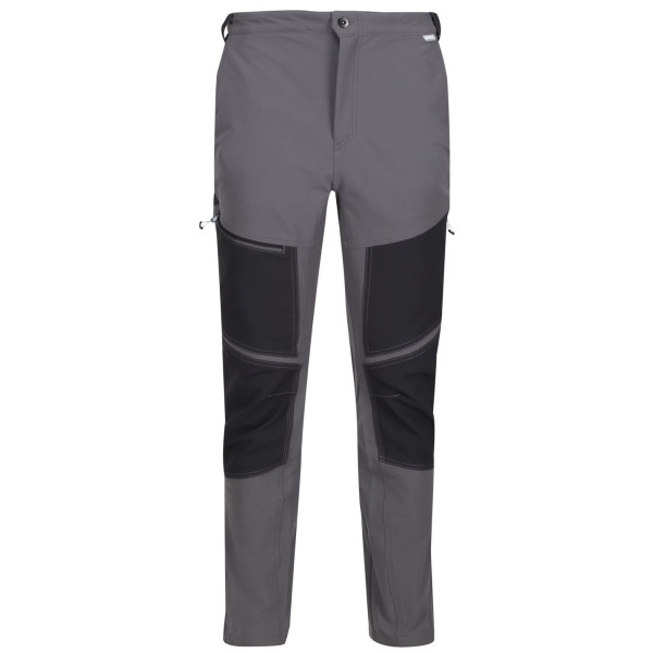 Pantalones de hombre Regatta Questra IV gris DkGrey/Black