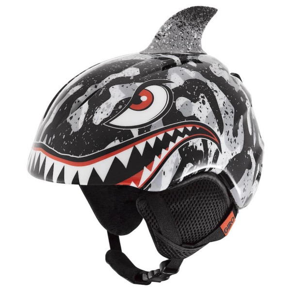 Casco de esquí para niños Giro Launch Plus negro Black/Grey Tiger Shark