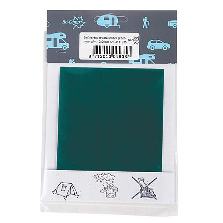 Juego de reparación Bo-Camp Repair Canvas Nylon verde Green