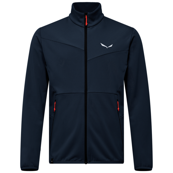 Sudadera funcional de hombre Salewa Puez Cammino Pl Jkt M azul oscuro Navy Blazer