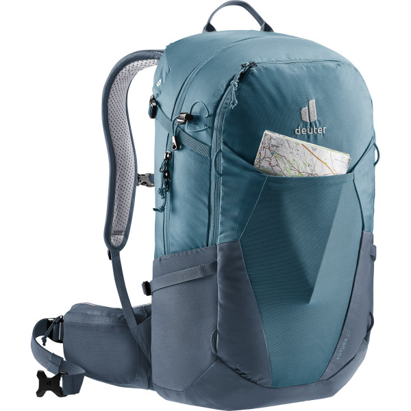 Mochila Deuter Futura 27 azul/gris atlantic-ink