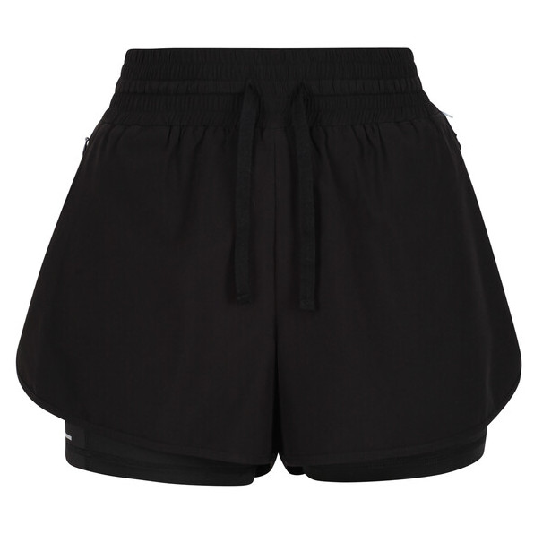 Pantalones cortos de mujer Regatta Hilston Shorts negro Black