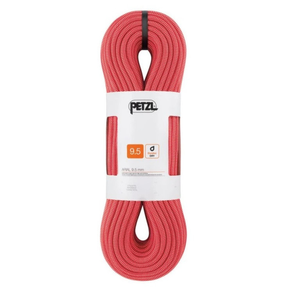 Cuerda de escalada Petzl Arial 9,5 mm 80m rojo