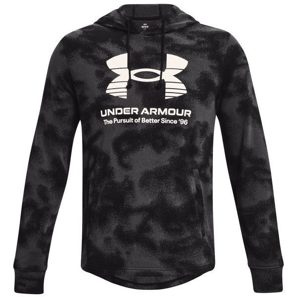 Sudadera de hombre Under Armour Rival Terry Novelty HD negro Black / Jet Gray / Onyx White