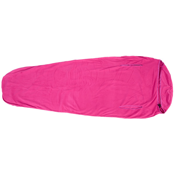 Forro para saco de dormir Warmpeace Polartec Micro Mummy 195 cm rosa Berry