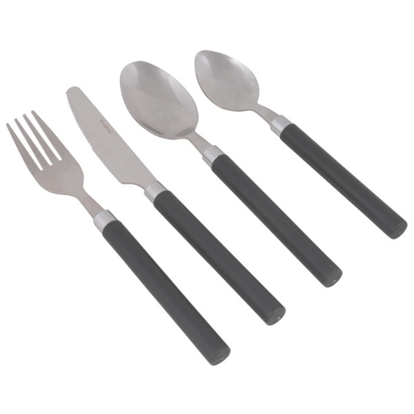 Juego de cubiertos Bo-Camp Cutlery set 16 pcs gris Grey