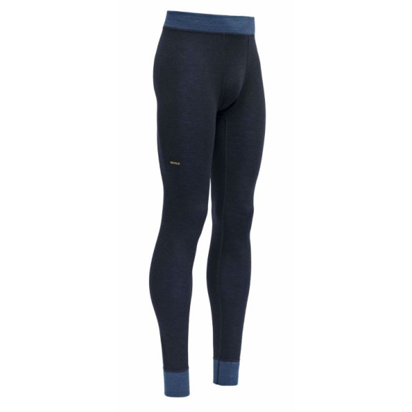 Calzoncillos funcionales de hombre Devold Kvitegga Man Long Johns azul oscuro Ink