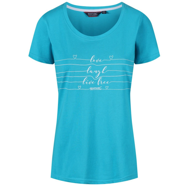 Camiseta de mujer Regatta Filandra III CL azul claro Azureblue