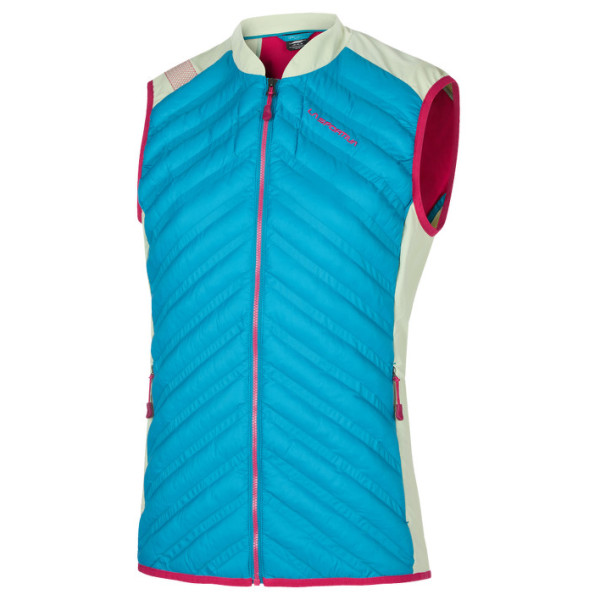 Chaleco de mujer La Sportiva Alya Vest W azul/rosa Crystal/Cerise