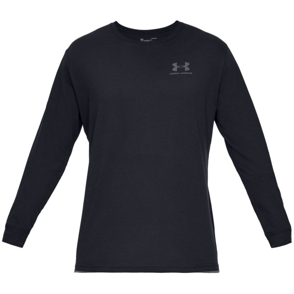 Camiseta Under Armour Sportstyle Left Chest LS negro Black//Black