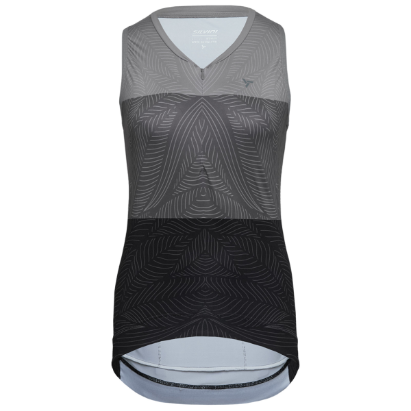 Maillot de ciclismo para mujer Silvini Escolca negro black-charcoal