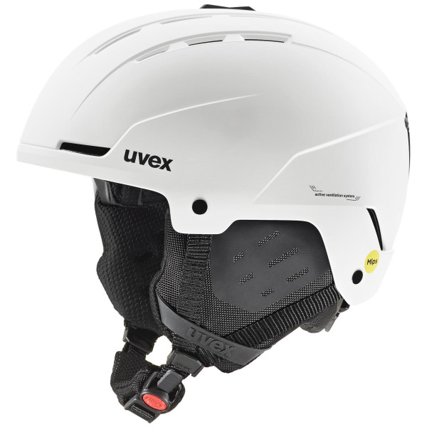 Casco de esquí Uvex Stance MIPS blanco white matt