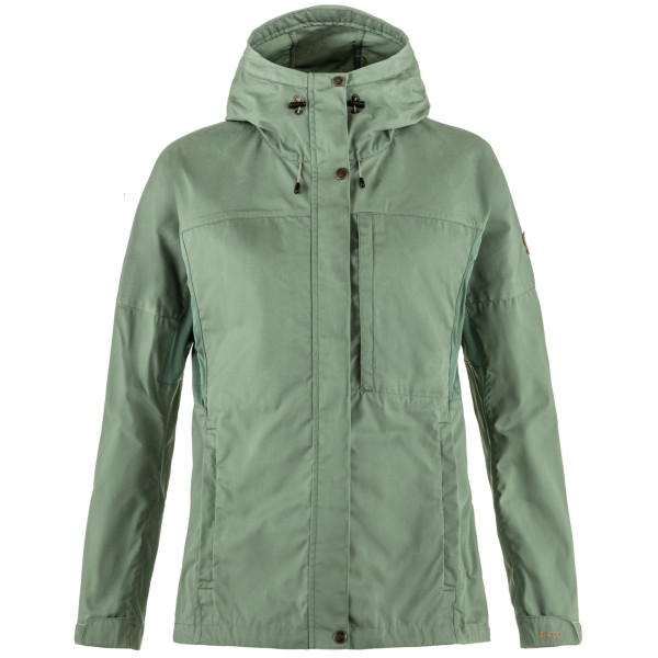 Chaqueta de mujer Fjällräven Kaipak Jacket W verde claro Patina_Green