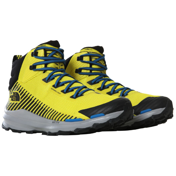 Calzado de hombre The North Face Vectiv Fastpack Mid Futurelight amarillo/negro Acid Yellow/Tnf Black