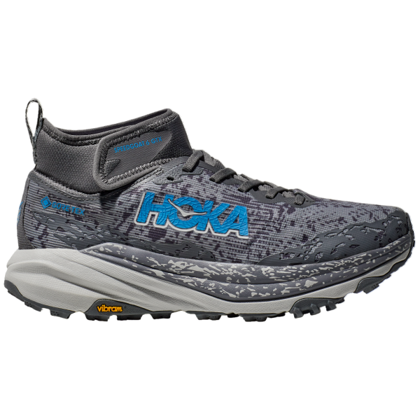 Zapatillas de carrera para hombre Hoka Speedgoat 6 Mid Gtx gris/azul Satellite Grey / Stardust